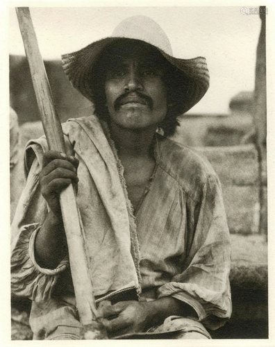 PAUL STRAND - Man with a Hoe, Los Remedios - Original