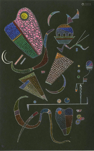 WASSILY KANDINSKY - No.709 - Original color collotype