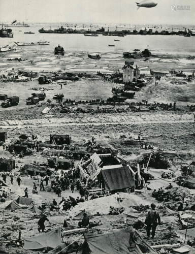 ROBERT CAPA - Omaha Beach Secured, June, 1944 -