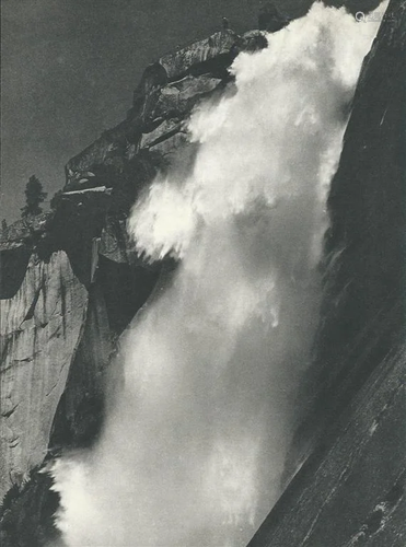 ANSEL ADAMS - Nevada Fall, Yosemite Valley, California