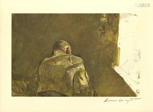 ANDREW WYETH - Spring Sun - Color offset lithograph