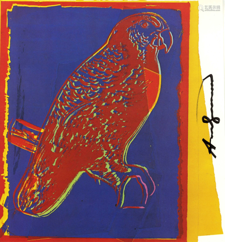 ANDY WARHOL - Puerto Rican Parrot - Color offset