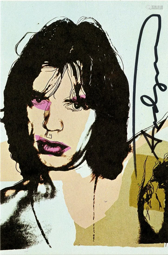 ANDY WARHOL - Mick Jagger #09 (first edition) - Color