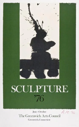 ROBERT MOTHERWELL - Sculpture '76 - Original color