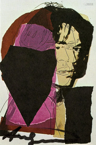 ANDY WARHOL - Mick Jagger #07 (first edition) - Color