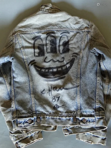 KEITH HARING [imputee] - Levi Jacket drawing