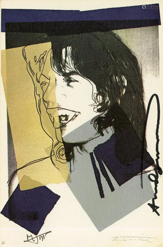 ANDY WARHOL - Mick Jagger #06 (second edition) - Color