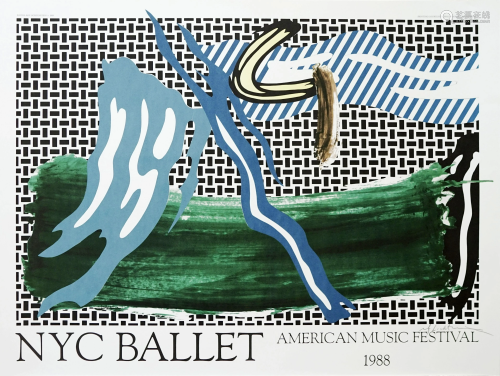 ROY LICHTENSTEIN - NYC Ballet - American Music Festival