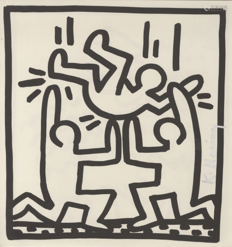 KEITH HARING - One for All - Lithograph