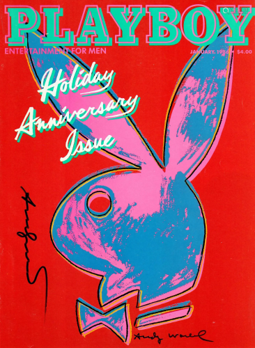 ANDY WARHOL - Playboy - Color offset lithograph