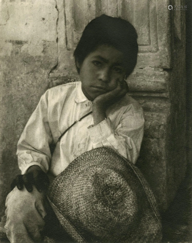 PAUL STRAND - Boy, Uruapan - Original photogravure