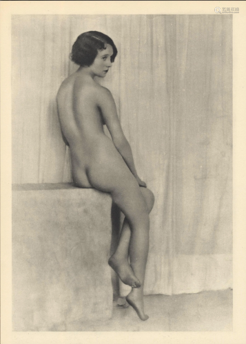 A. KEITH DANNATT - L'adolescente nue - Original vintage