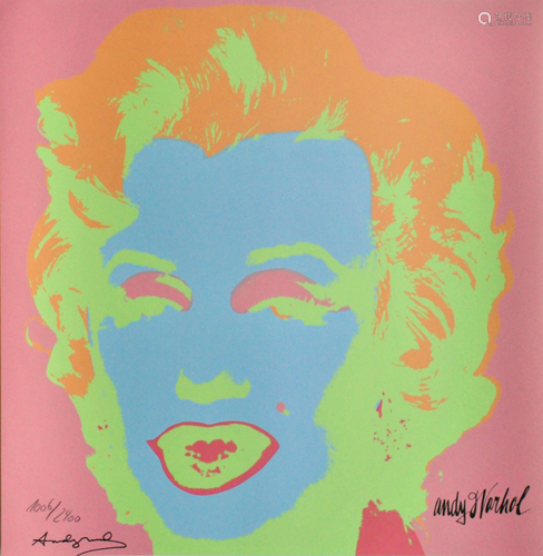 ANDY WARHOL [d'apres] - Marilyn #09 - Color lithograph