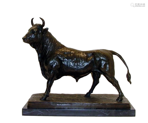 ISIDORE JULES BONHEUR [imputee] - Taureau - Bronze