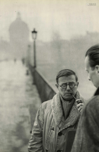 HENRI CARTIER-BRESSON - Jean-Paul Sartre - Original