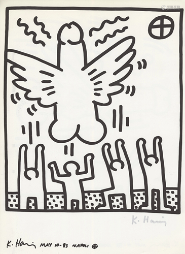 KEITH HARING - Naples Suite #30 - Lithograph