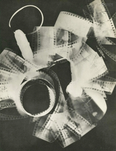 MAN RAY - Rayograph - Film Strip Roll Up - Original