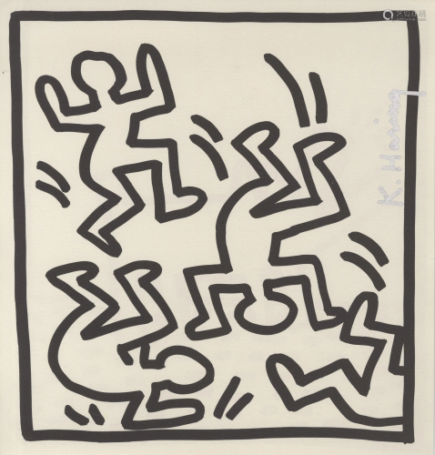KEITH HARING - Rumble - Lithograph