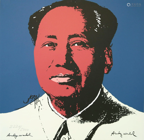 ANDY WARHOL [d'apres] - Mao #09 - Color lithograph