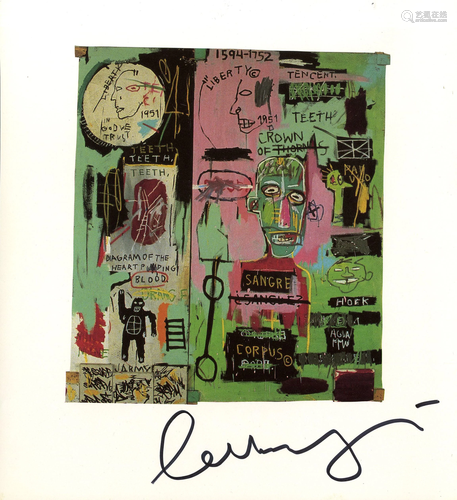 JEAN-MICHEL BASQUIAT - In Italian - Color offset