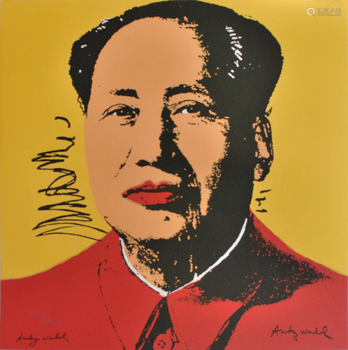 ANDY WARHOL [d'apres] - Mao #08 - Color lithograph