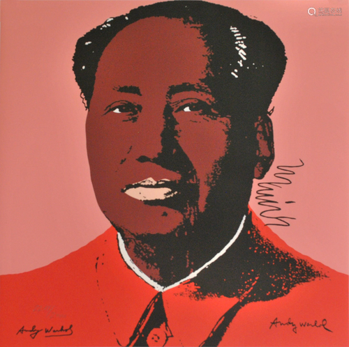 ANDY WARHOL [d'apres] - Mao #07 - Color lithograph