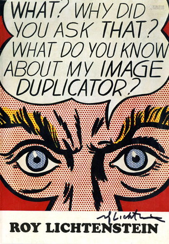 ROY LICHTENSTEIN - Image Duplicator - Color offset