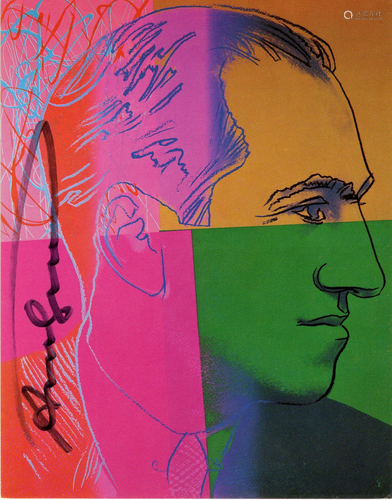 ANDY WARHOL - George Gershwin - Color offset lithograph