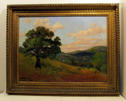 BRUCE CRANE [imputee] - The Lone Tree - Oil on canvas
