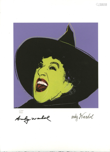 ANDY WARHOL [d'apres] - The Witch - Color lithograph