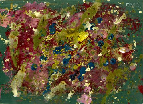SAM FRANCIS [d'apres] - Untitled - Acrylic on paper