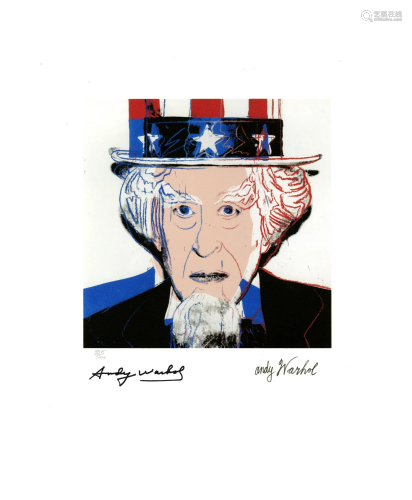 ANDY WARHOL [d'apres] - Uncle Sam - Color lithograph