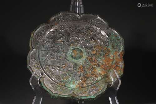 A WARRING STATES PERIOD BRONZE MIRROR