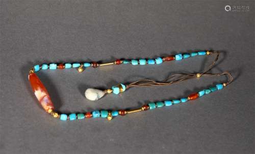 A STRING OF WARRING STATES PERIOD NECKLACE