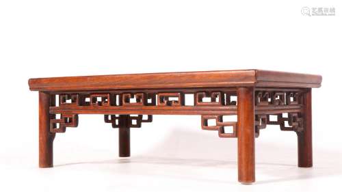 A MING DYNASTY HUANGHUALI WOOD SQUARE TABLE