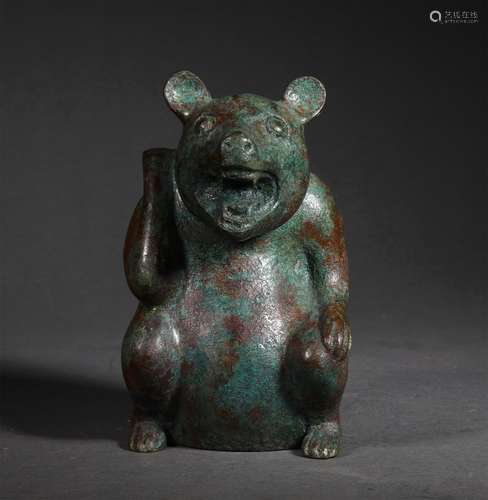 A WARRING STATES PERIOD BRONZE BEAR