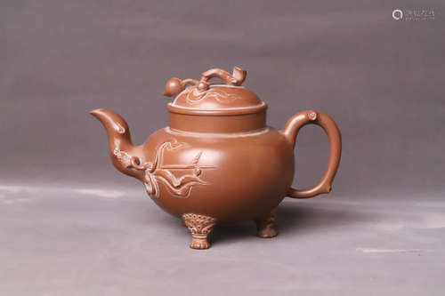 A Purple Clay Tea Pot