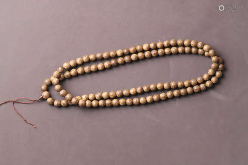 An Agarwood Beads Necklace