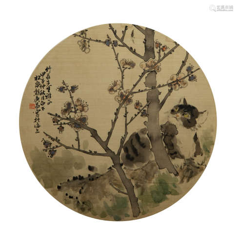 熊松泉（1884-1961）花枝上