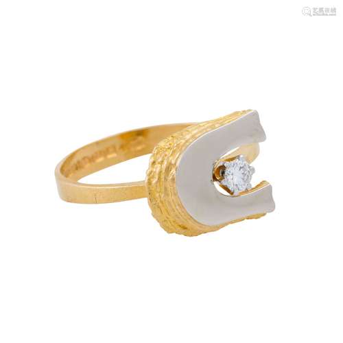 LAPPONIA Ring mit Brillant von 0,1 ct,