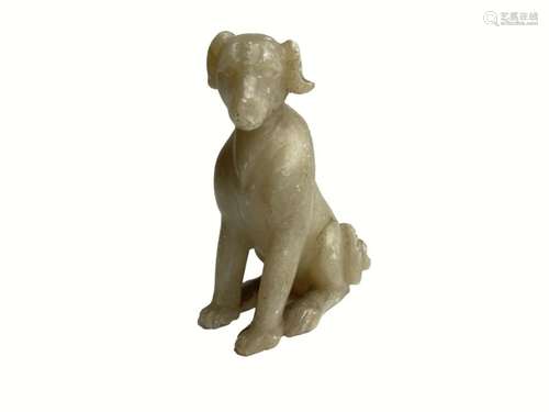 Chinese Old Soapstone Dog Song To Yuan Dynasty