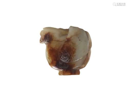 Chinese Jade Duck Yuan To Ming Period In The Shape Of Duck F...