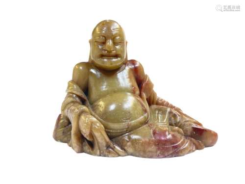 Chinese Soap Stone Buddha Qing Period