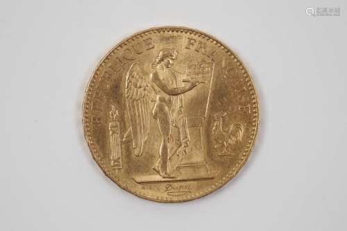 100 francs or au Génie par Dupré 1882 A - TTB/Sup