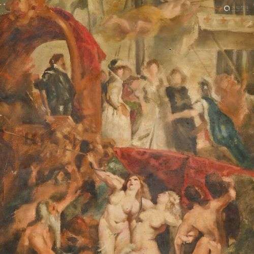 D'après Pierre-Paul RUBENS (1577-1640) L'arrivée de Marie de...