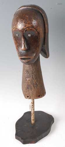 * A reliquary Guardian figure Bieri head, Fang People, Gabon...