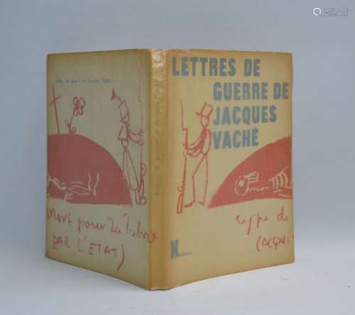 VACHE (Jacques) Lettres de guerre. Paris, K éditeurs, 1949. ...
