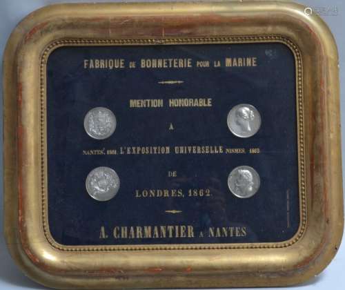A. CHARMANTIER à Nantes, fabrique de bonneterie pour la Mari...