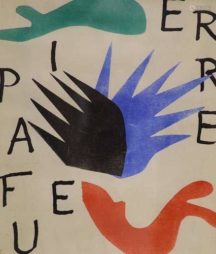 Henry Matisse (1869-1954), ‘Pierre A Feu’, pochoir printed b...