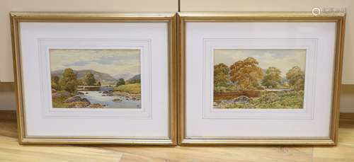 George Vicat Cole, R.A. (1833-1893), pair of watercolours, R...